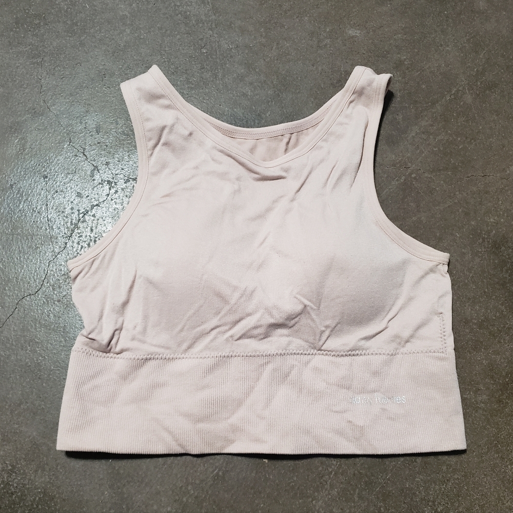 Light Pink | DAISY FUENTES | Longline Sport Bra